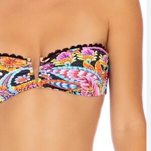 Tropical Floral Women's Bikini Top
